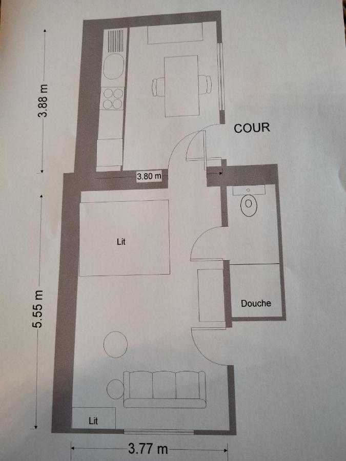 T1Bis, 100M De La Belle Plage De Morgat Крозон Екстериор снимка